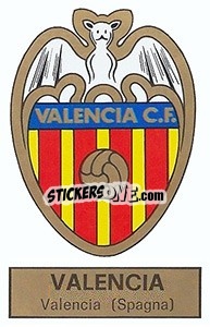 Sticker Scudetto Valencia C.F. - Calciatori 1971-1972 n. 541 - Panini