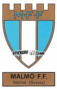 Sticker Scudetto Malmo F.F. - Calciatori 1971-1972 n. 542 - Panini