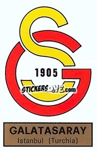 Sticker Scudetto Galatasaray - Calciatori 1971-1972 n. 544 - Panini