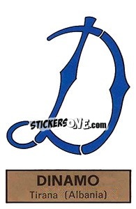 Sticker Scudetto Dinamo Tirana