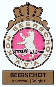 Sticker Scudetto Beerschot V.A.V. - Calciatori 1971-1972 n. 553 - Panini