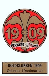 Sticker Scudetto Boldklubben 1909 Odense