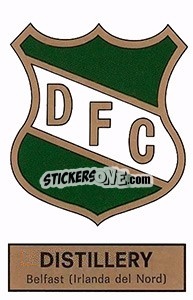 Sticker Scudetto Distillery Belfast