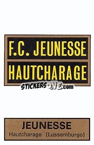Sticker Scudetto F.C. Jeunesse Hautcharage