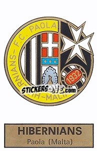 Sticker Scudetto Hibernians