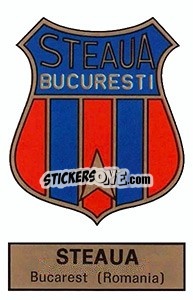 Sticker Scudetto Steaua Bucharesti - Calciatori 1971-1972 n. 576 - Panini
