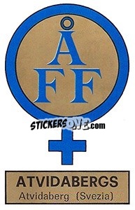 Sticker Scudetto Atvidabergs - Calciatori 1971-1972 n. 579 - Panini