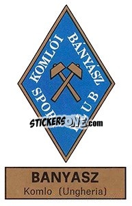 Sticker Scudetto Banyasz Komlo