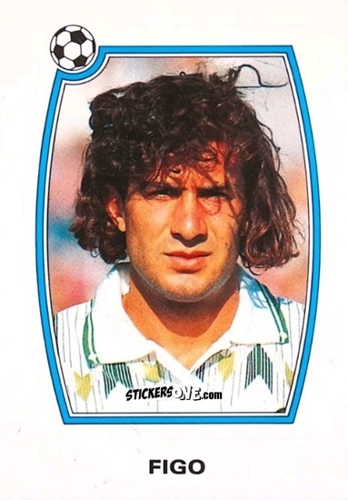 Sticker Figo - Futebol 1992-1993 n. 119 - Panini