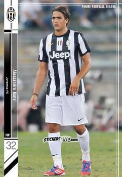 Figurina Alessandro Matri - Football League 2013. PFL01 n. 22 - Panini
