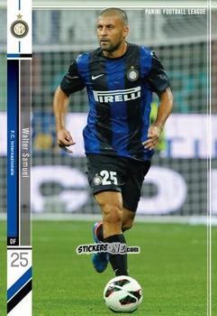 Sticker Walter Samuel - Football League 2013. PFL01 n. 25 - Panini