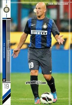 Cromo Esteban Cambiasso - Football League 2013. PFL01 n. 31 - Panini
