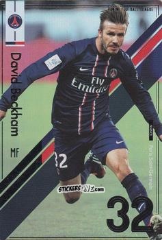 Sticker David Beckham - Football League 2013. PFL03 n. 72 - Panini