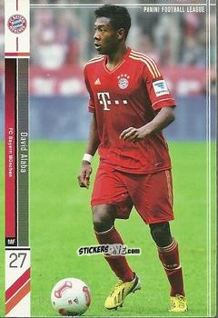 Figurina David Alaba - Football League 2013. PFL03 n. 92 - Panini