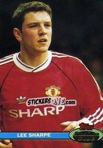 Sticker Lee Sharpe - Stadium Club 1992 n. 4 - Topps