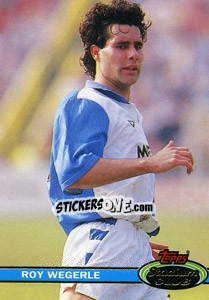 Sticker Roy Wegerle - Stadium Club 1992 n. 5 - Topps