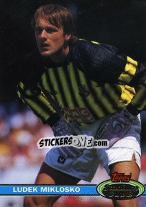Sticker Ludek Miklosko - Stadium Club 1992 n. 7 - Topps