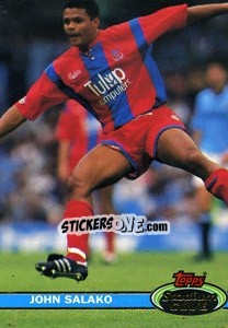 Sticker John Salako - Stadium Club 1992 n. 8 - Topps