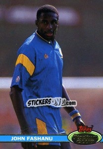 Sticker John Fashanu - Stadium Club 1992 n. 16 - Topps