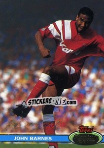Sticker John Barnes - Stadium Club 1992 - Topps
