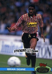 Sticker Brian Deane - Stadium Club 1992 n. 19 - Topps