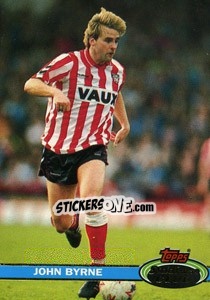 Sticker John Byrne - Stadium Club 1992 n. 23 - Topps