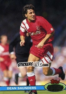 Sticker Dean Saunders - Stadium Club 1992 n. 33 - Topps