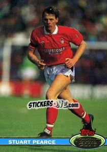 Sticker Stuart Pearce - Stadium Club 1992 n. 35 - Topps