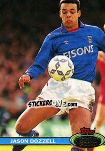 Sticker Jason Dozzell - Stadium Club 1992 n. 43 - Topps