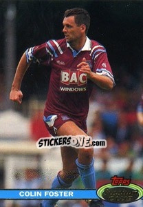 Sticker Colin Foster - Stadium Club 1992 n. 45 - Topps