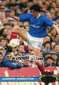 Sticker Darren Anderton - Stadium Club 1992 n. 50 - Topps