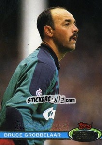 Sticker Bruce Grobbelaar - Stadium Club 1992 - Topps