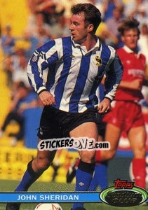 Sticker John Sheridan - Stadium Club 1992 n. 65 - Topps