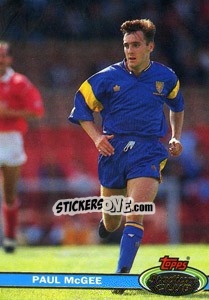 Sticker Paul McGee - Stadium Club 1992 n. 66 - Topps