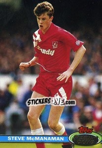 Sticker Steve McManaman - Stadium Club 1992 n. 67 - Topps