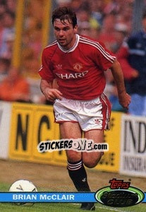 Sticker Brian McClair - Stadium Club 1992 n. 69 - Topps