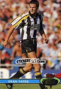 Sticker Dean Yates - Stadium Club 1992 n. 71 - Topps