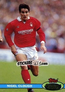 Sticker Nigel Clough - Stadium Club 1992 n. 83 - Topps