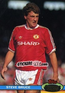 Figurina Steve Bruce - Stadium Club 1992 n. 89 - Topps
