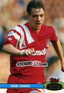 Sticker Rob Jones - Stadium Club 1992 n. 92 - Topps