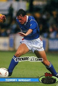 Sticker Tommy Wright - Stadium Club 1992 n. 100 - Topps