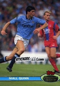 Sticker Niall Quinn - Stadium Club 1992 n. 101 - Topps