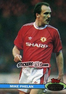 Sticker Mike Phelan - Stadium Club 1992 n. 103 - Topps