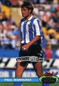 Sticker Paul Warhurst - Stadium Club 1992 n. 109 - Topps