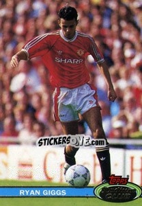 Sticker Ryan Giggs - Stadium Club 1992 n. 110 - Topps