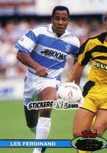 Sticker Les Ferdinand - Stadium Club 1992 n. 111 - Topps