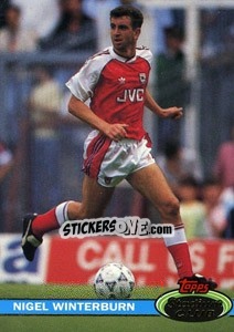 Sticker Nigel Winterburn - Stadium Club 1992 n. 122 - Topps