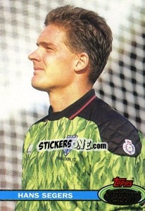 Sticker Hans Segers - Stadium Club 1992 n. 124 - Topps