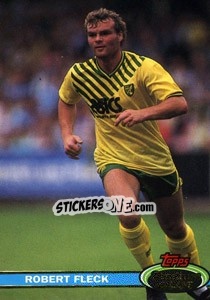 Sticker Robert Fleck - Stadium Club 1992 n. 130 - Topps