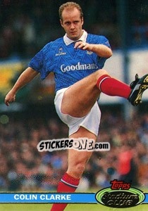 Sticker Colin Clarke - Stadium Club 1992 n. 131 - Topps